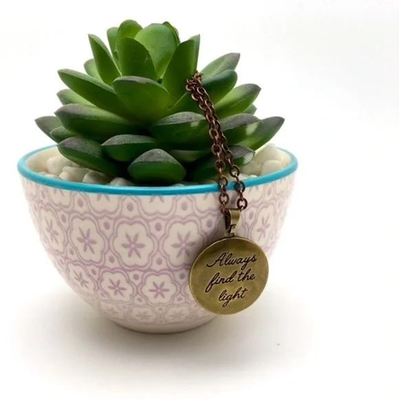 Brass Moth Pendant with Copper Chain 24" - Picture 12 of 12